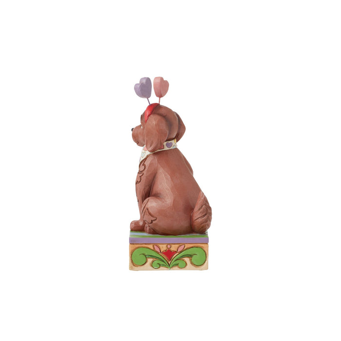 Enesco Cute Dog With Message Hearts