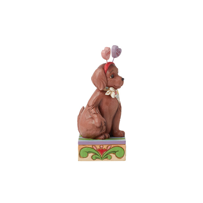 Enesco Cute Dog With Message Hearts