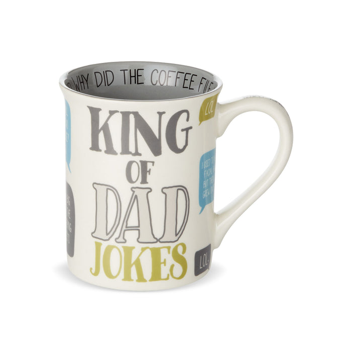 Enesco Dad King of Jokes Mug