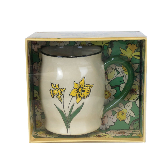 Enesco Daffodil Handpainted Mug