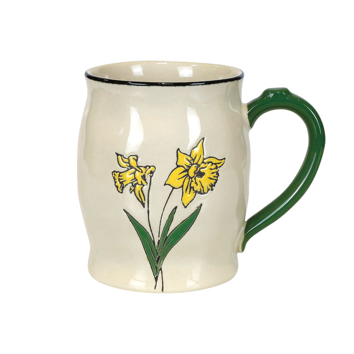 Enesco Daffodil Handpainted Mug