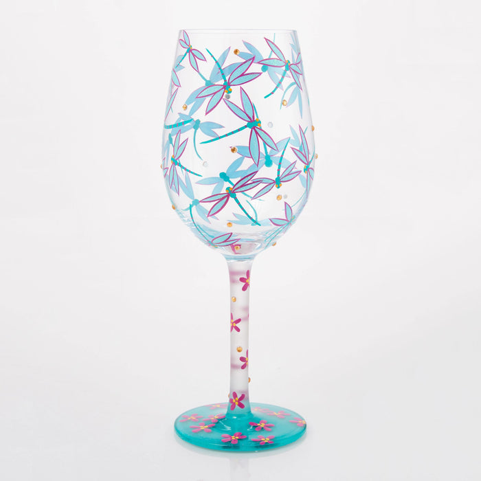Enesco Dance Of The Dragonflies Glass