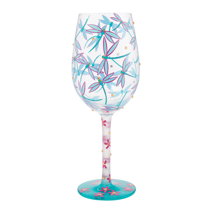 Enesco Dance of the Dragonflies Glass