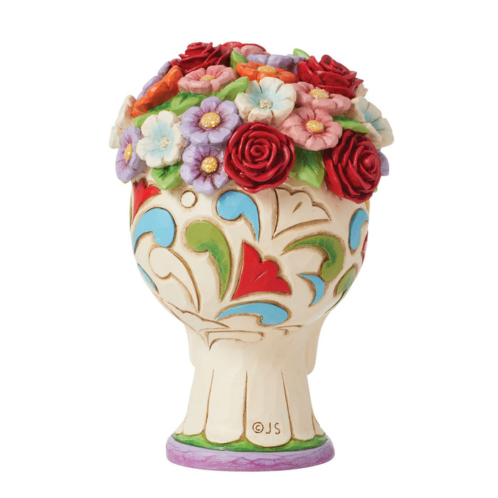 Enesco Day Of Dead Skull Halo Fig