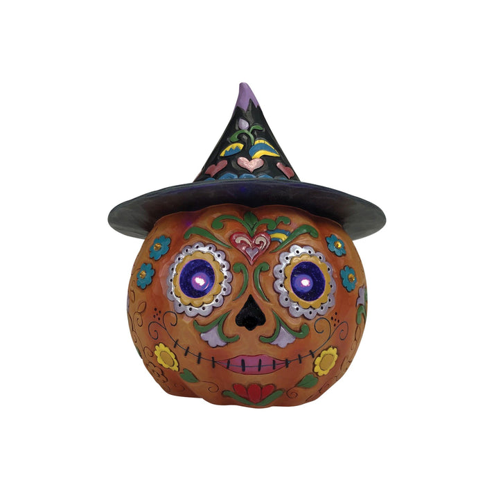 Enesco Day Of The Dead Jack'O Lantern