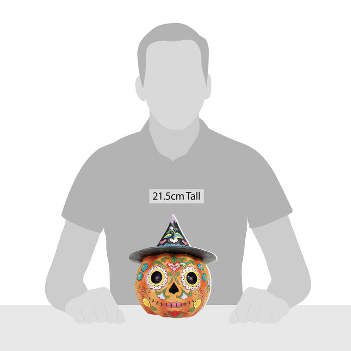 Enesco Day Of The Dead Jack'O Lantern
