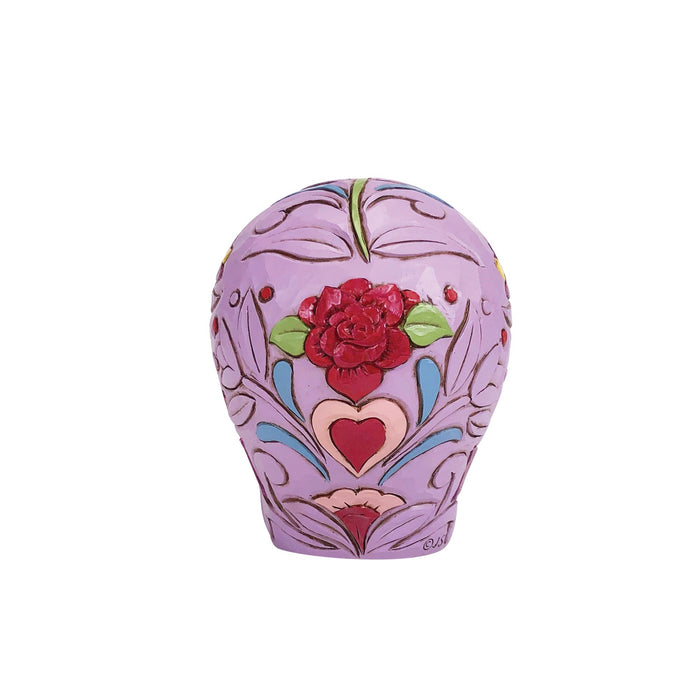 Enesco Day Of The Dead Purple Skull