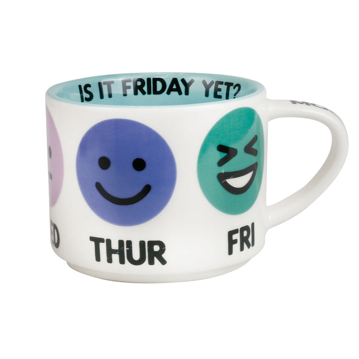 Enesco Days Of Week Mood Mug