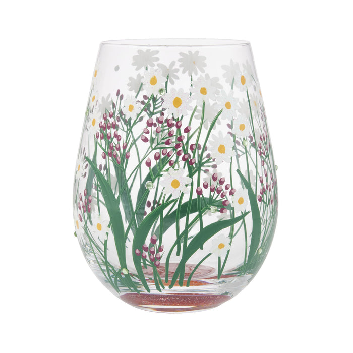 Enesco Delicate Florals Stemless Wine