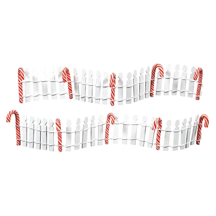 Enesco Delicious Candy Cane Fence