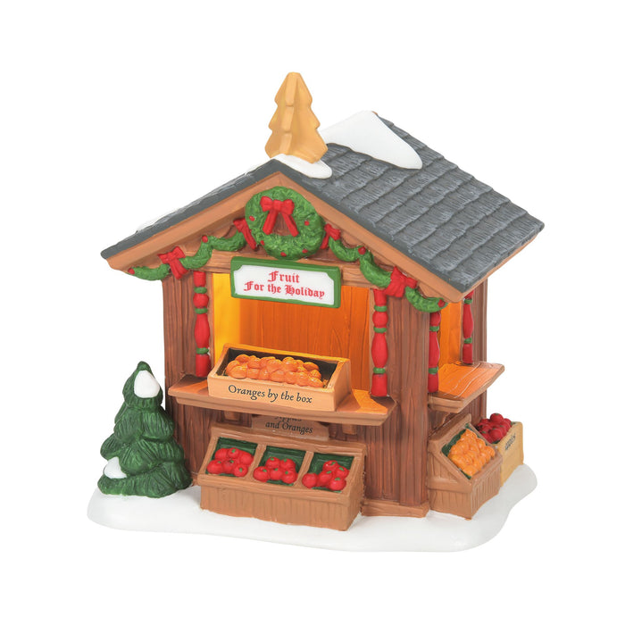 Enesco Dickens' Market Fruit Stand