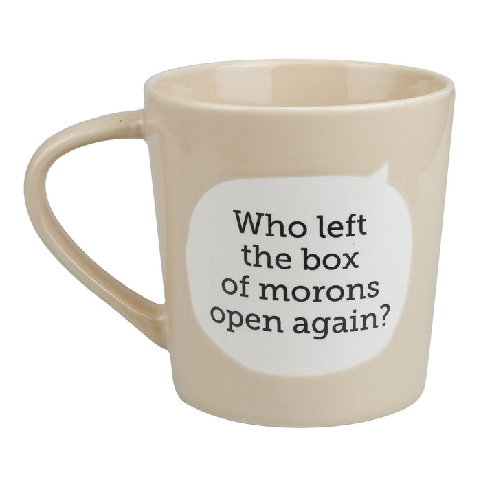 Enesco Dirty Mud Box of Morons Mug