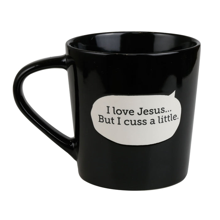 Enesco Dirty Mud Jesus Cuss Mug