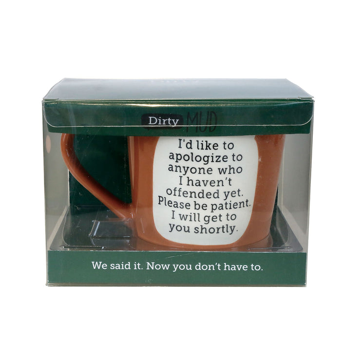 Enesco Dirty Mud Offended Mug