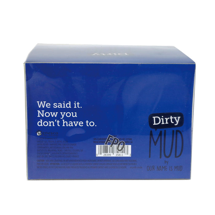 Enesco Dirty Mud Text Dance Mug