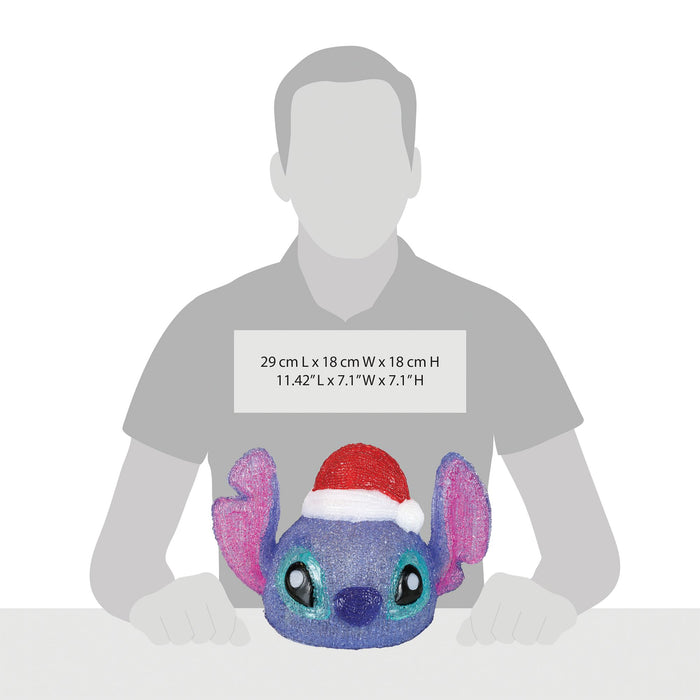 Enesco DISNY 7"H Stitch Head Acrylic