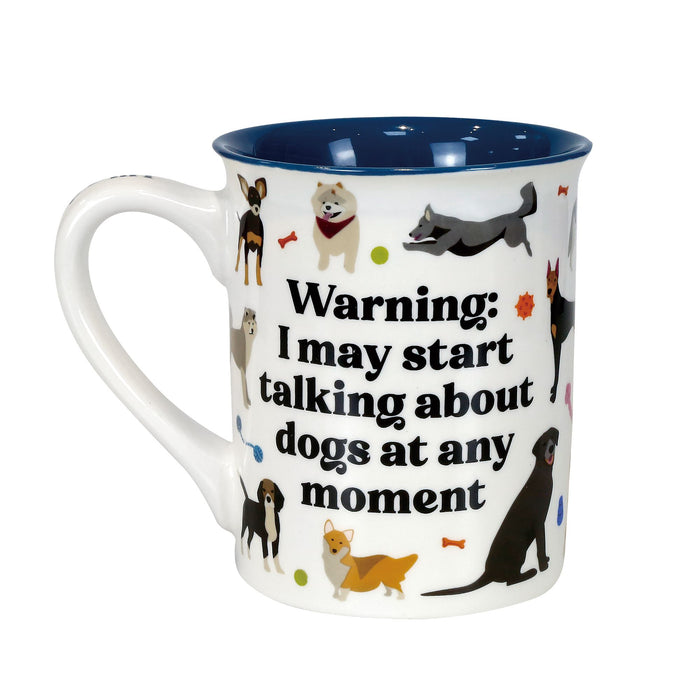 Enesco Dog Person Warning Mug