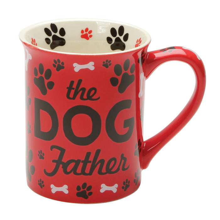 Enesco DOGFATHER RED MUG