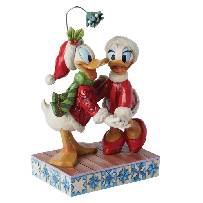 Enesco Donald And Daisy Mistletoe