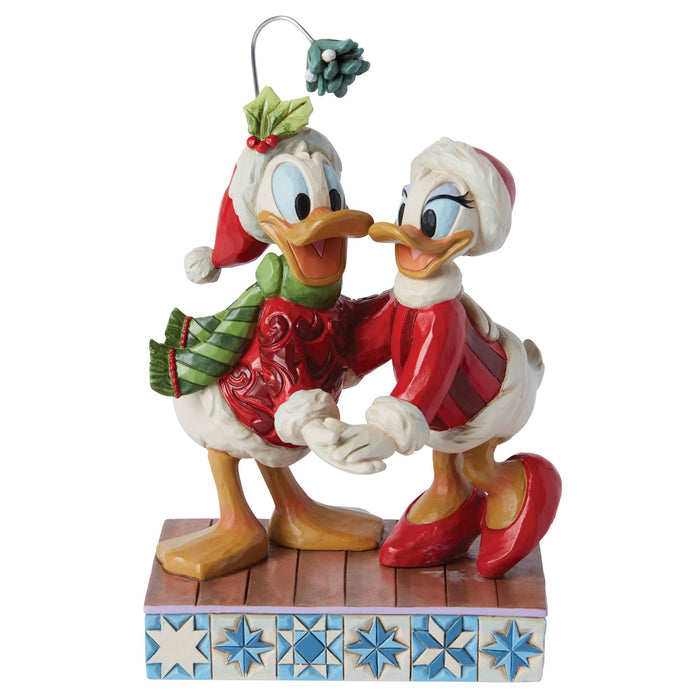 Enesco Donald and Daisy Mistletoe