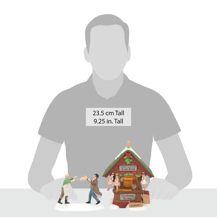 Enesco Dressed Turkey Auction S/2