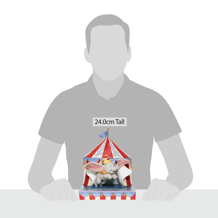 Enesco Dumbo Flying Out Of Tent Scene