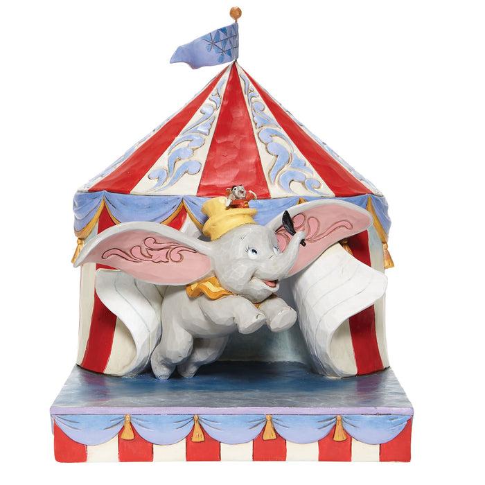 Enesco Dumbo Flying out of Tent Scene