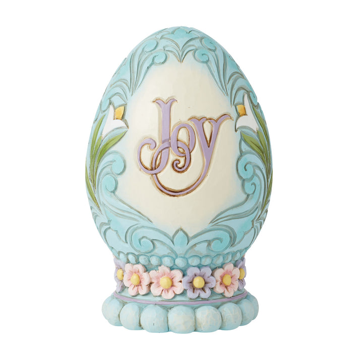 Enesco Egg With Church Scene Figurine
