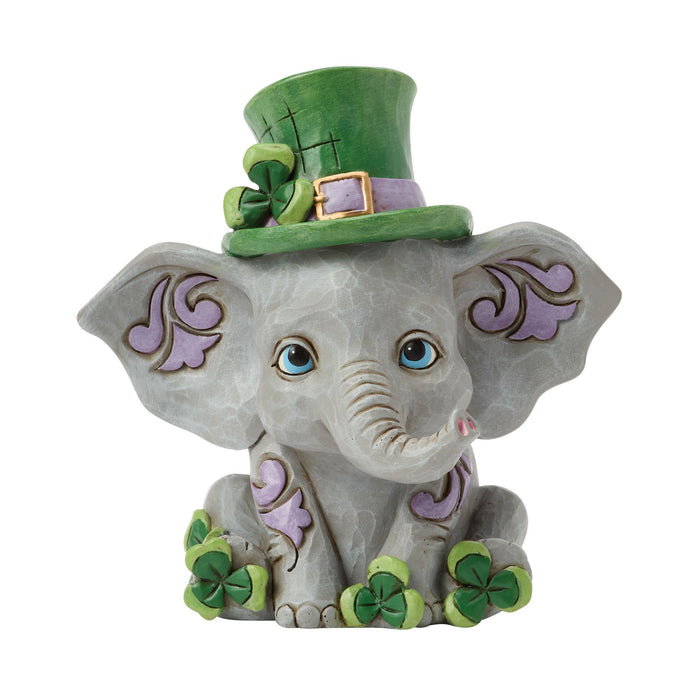 Enesco Elephant with Clover Figurine