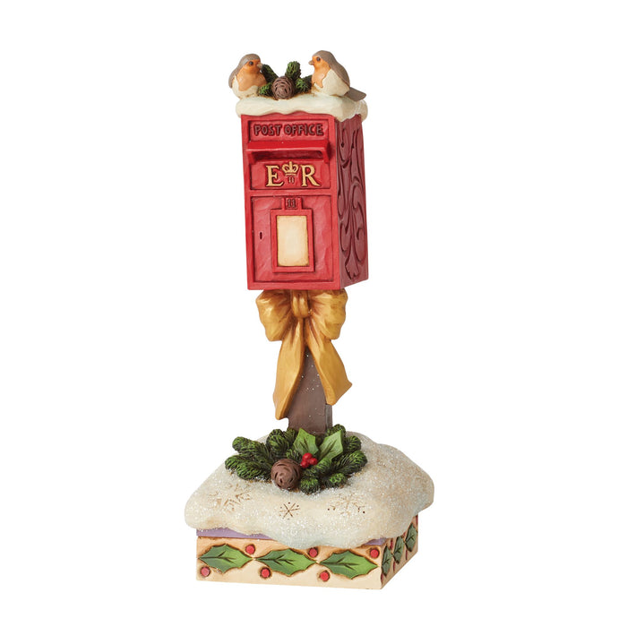 Enesco European Robins on Postbox