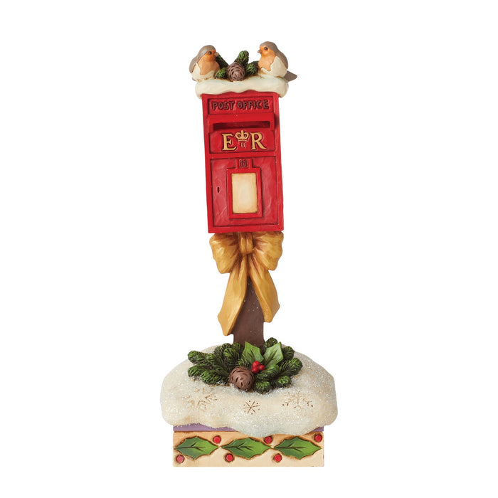 Enesco European Robins On Postbox