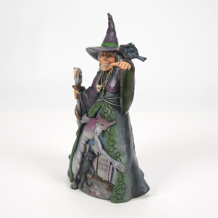 Enesco Evil Witch WithGraveyard Fig