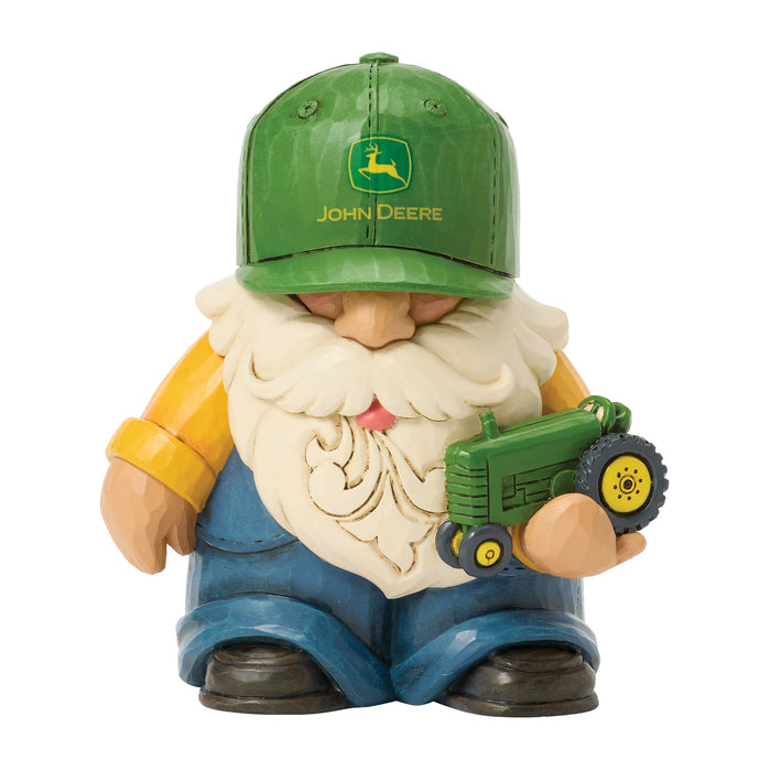 Enesco Farmer Holding Deere Tractor