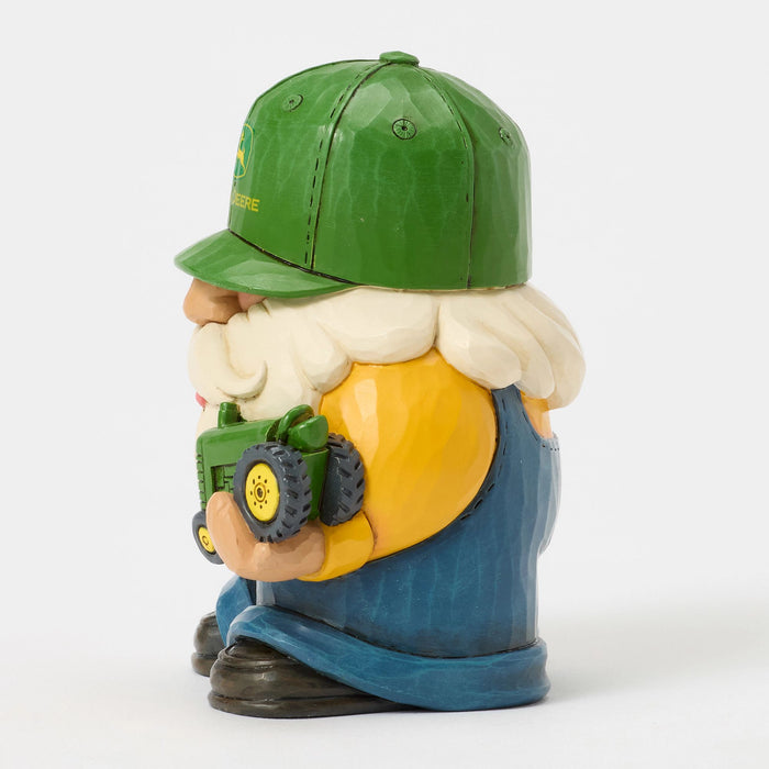 Enesco Farmer Holding Deere Tractor