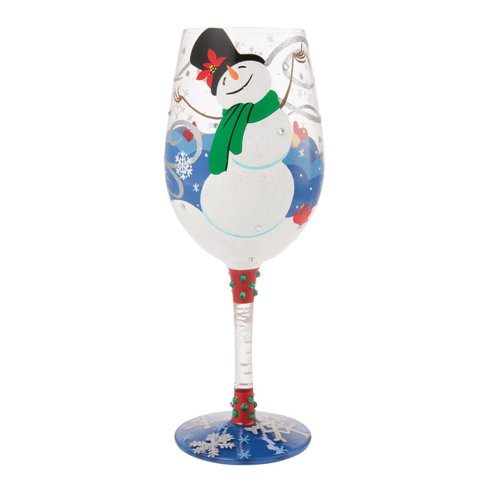 Enesco First Christmas Snow Wine