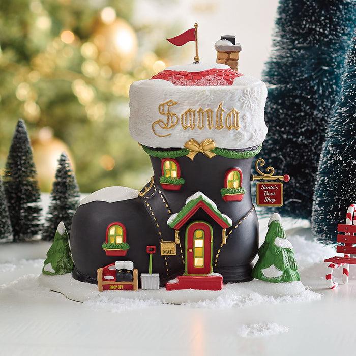 Enesco First Edition Santa Boot Shop