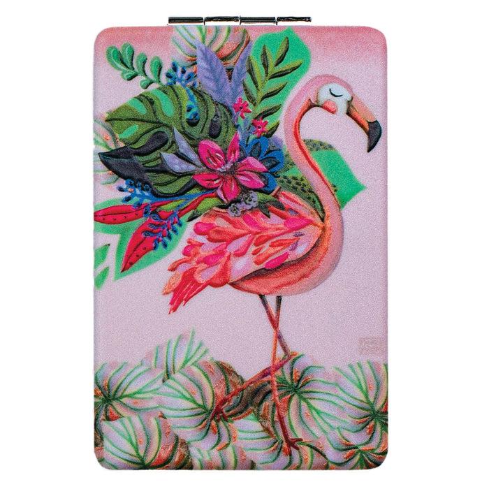 Enesco Flamingo Compact Mirror