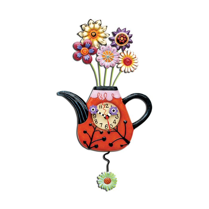 Enesco Flower-tea-ful Clock