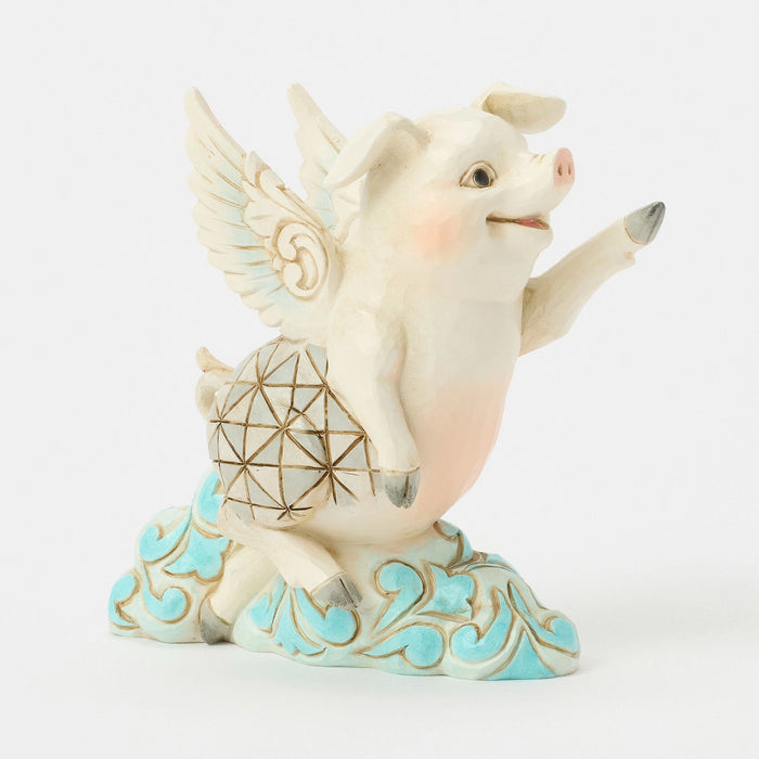 Enesco Flying Pig Mini Figurine