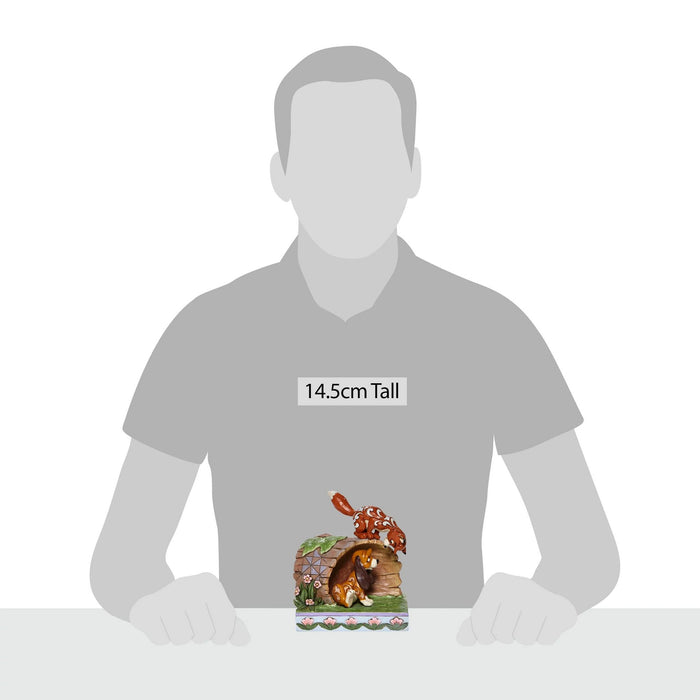 Enesco Fox And Hound On Log