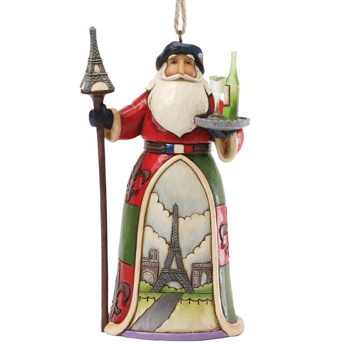 Enesco French Santa Ornament
