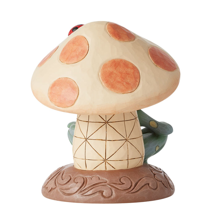 Enesco Frog Leaning On Mushroom Fig