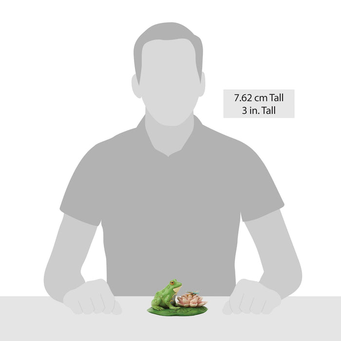 Enesco Frog On Lilypad Figurine