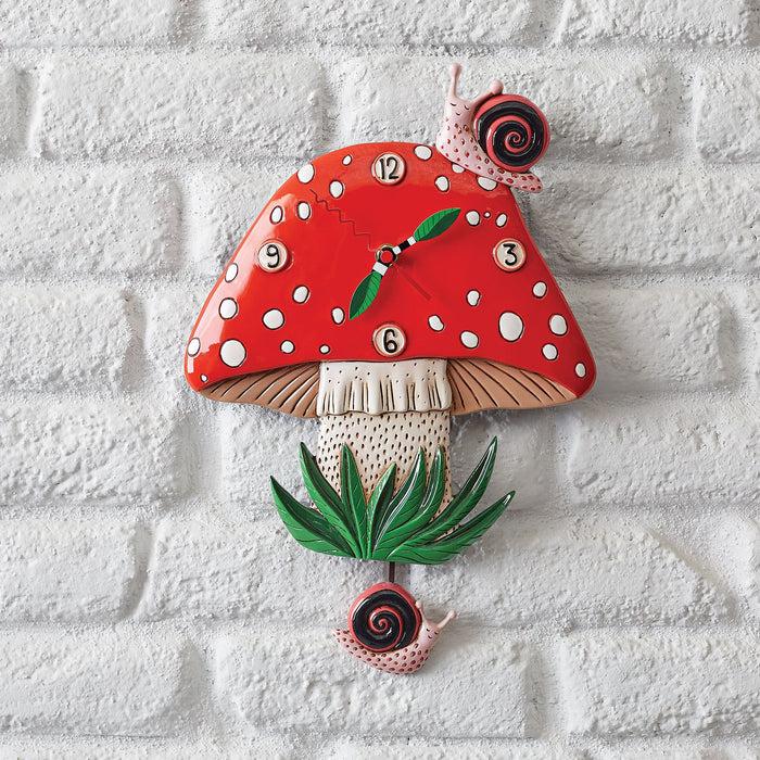 Enesco Fun-Guy Mushroom Wall Clock