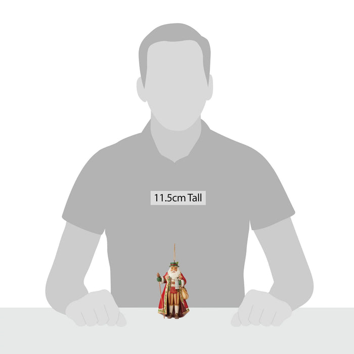 Enesco German Santa Ornament