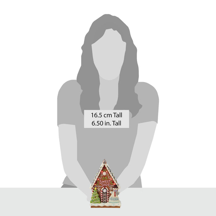 Enesco Gingerbread LED Sweet Shop Fig