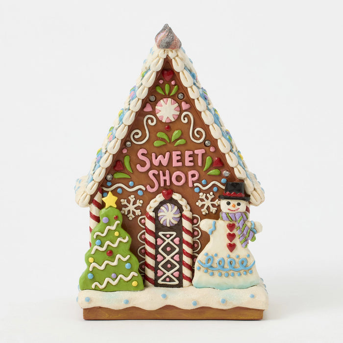 Enesco Gingerbread LED Sweet Shop Fig