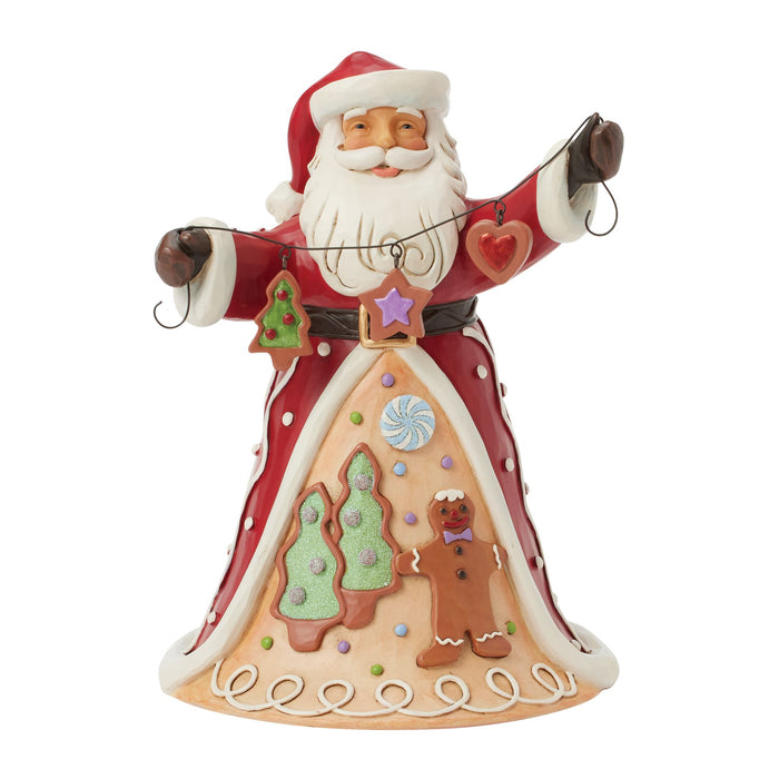 Enesco Gingerbread Santa Garland Fig