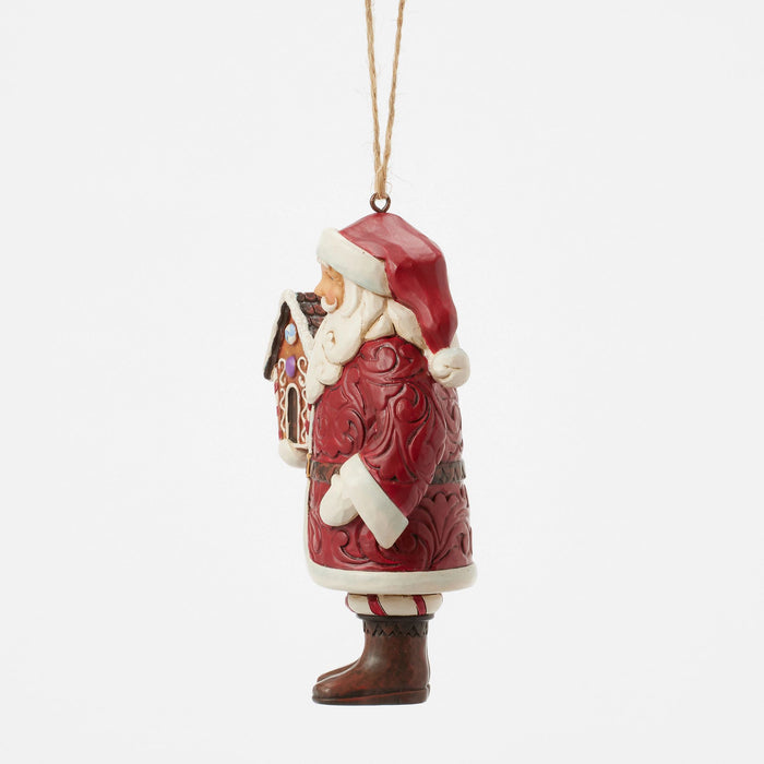 Enesco Gingerbread Santa Ornament