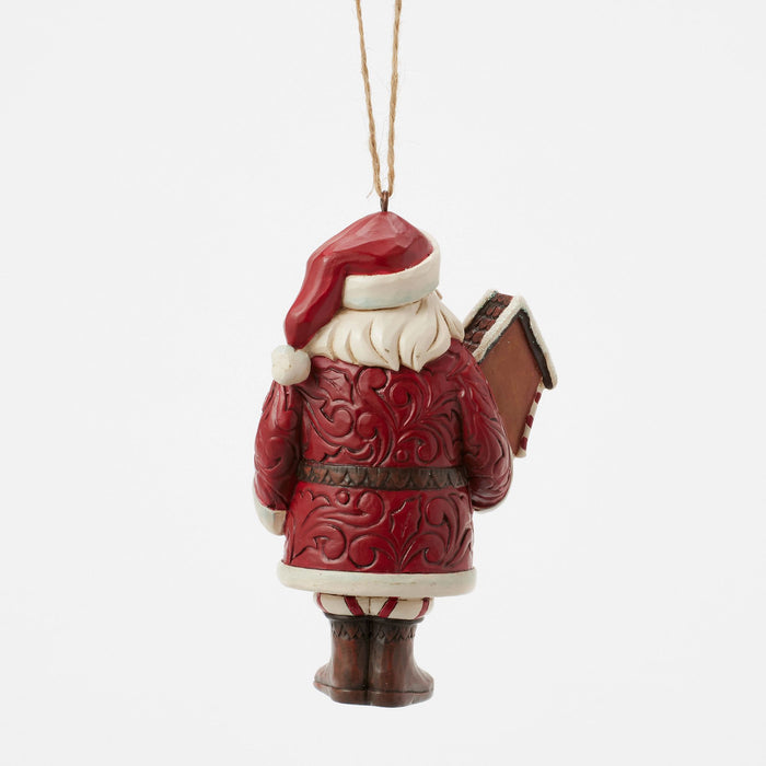 Enesco Gingerbread Santa Ornament